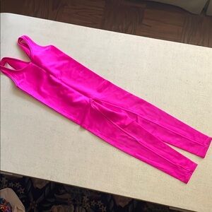 Hot pink Gilda Marx sleeveless unitard in size 8/10